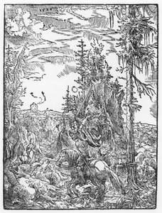 St. George and the Dragon by German School